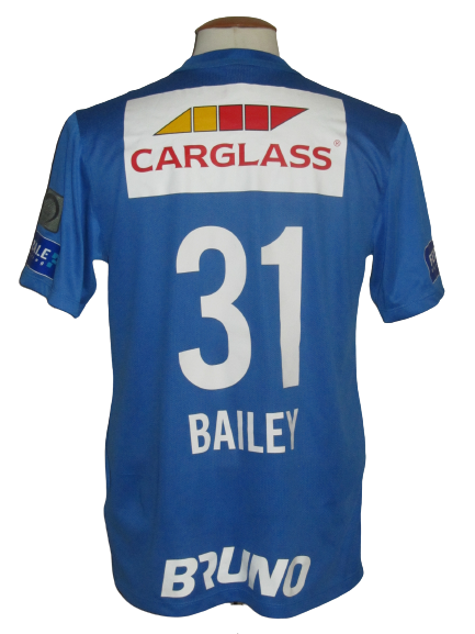 KRC Genk 2015-16 Home shirt MATCH ISSUE/WORN #31 Leon Bailey