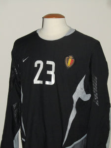 Rode Duivels 2002-04 Keeper shirt PLAYER ISSUE #23