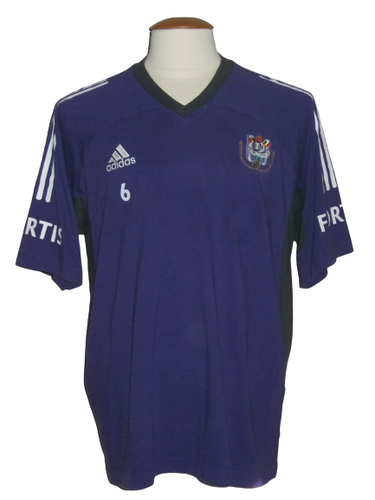 RSC Anderlecht 2001-03 Training shirt PLAYER ISSUE #6