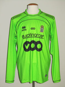 RCS Charleroi 2009-10 Away shirt MATCH ISSUE #6 Mohamed Chakouri