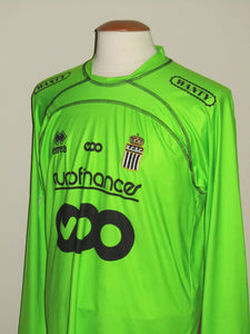 RCS Charleroi 2009-10 Away shirt MATCH ISSUE #6 Mohamed Chakouri