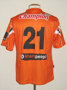 RCS Charleroi 2007-08 Third shirt MATCH ISSUE/WORN #21 Abdelmajid Oulmers