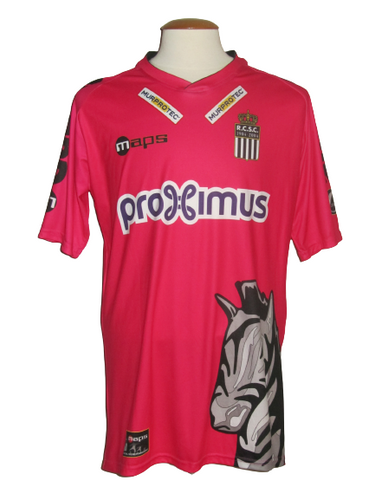 RCS Charleroi 2014-15 Away shirt MATCH ISSUE/WORN #24