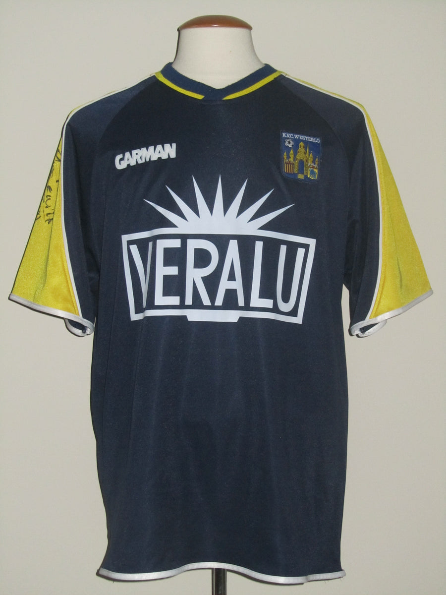 KVC Westerlo 2003-04 Home shirt MATCH ISSUE/WORN #21 – Belgian Football ...