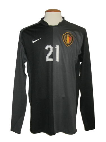 Rode Duivels 2006-08 Qualifiers Keeper shirt L *mint*