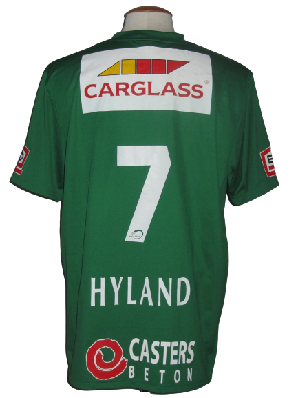 KRC Genk 2012-13 Away shirt #7 Khaleem Hyland