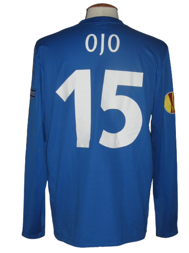 KRC Genk 2012-13 Home shirt MATCH ISSUE/WORN Europa League #15 Kim Ojo vs VfB Stuttgart