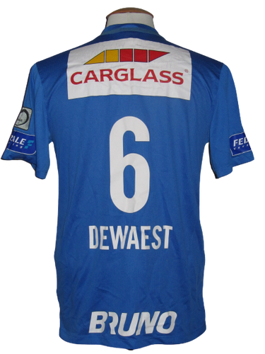 KRC Genk 2015-16 Home shirt MATCH ISSUE/WORN #6 Sébastien Dewaest