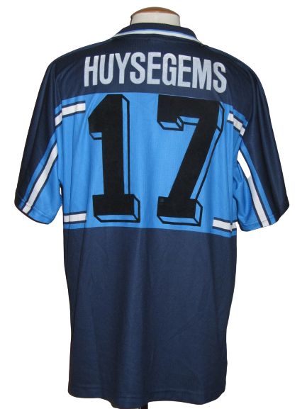 Lierse SK 2000-01 Away shirt MATCH ISSUE UEFA Cup #17 Stein Huysegems vs Ekranas